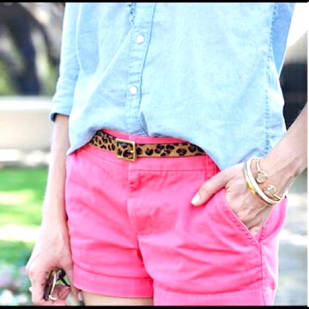 J. Crew Bright Pink Women's Shorts